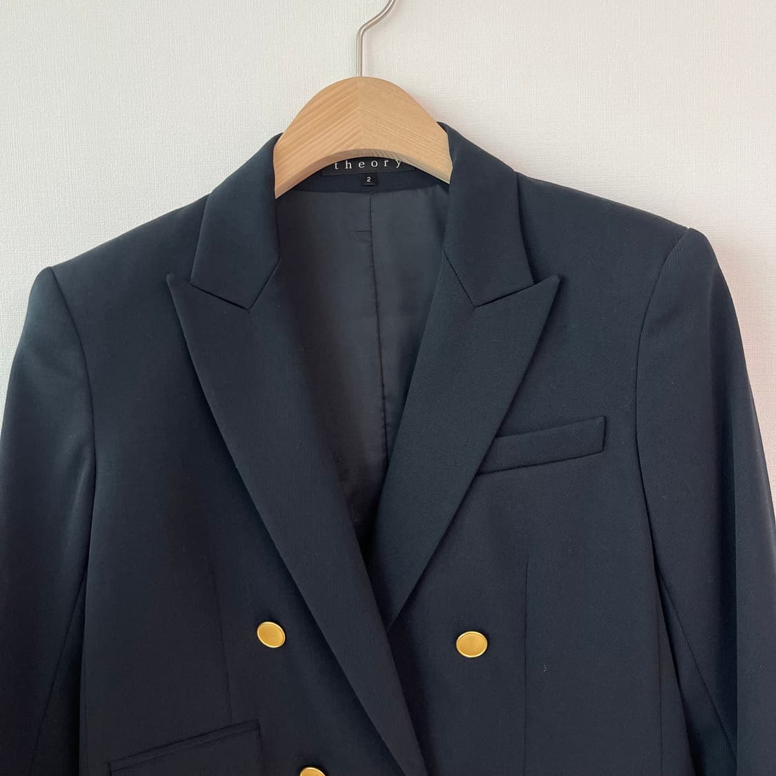 띠어리 theory 금장 더블 자켓 44~55 상품이미지6