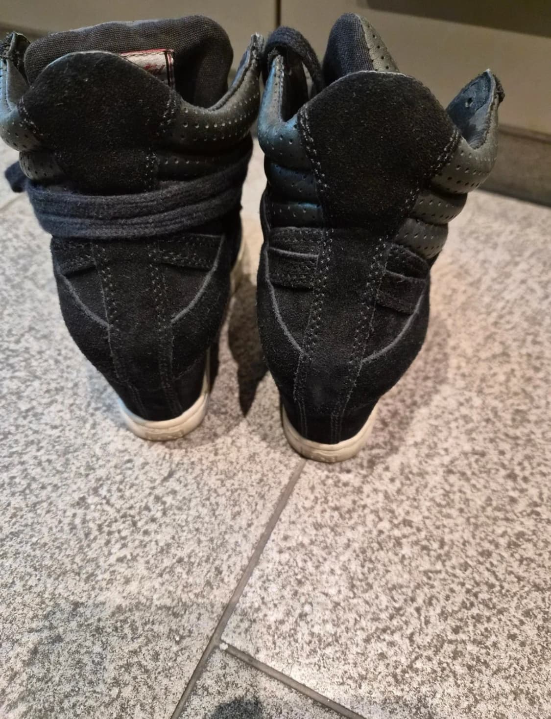 아쉬 웨지 스니커즈 블랙 36 상품이미지2