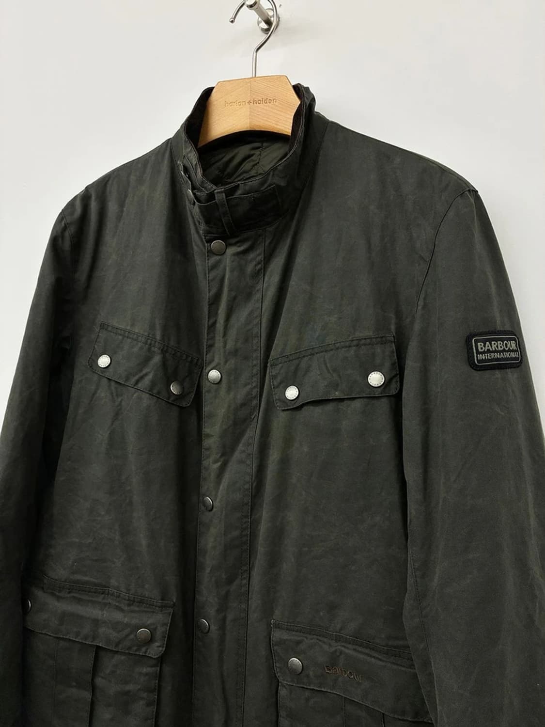 바버 Barbour 인터내셔널 듀크 왁스 자켓 PN9785 상품이미지2
