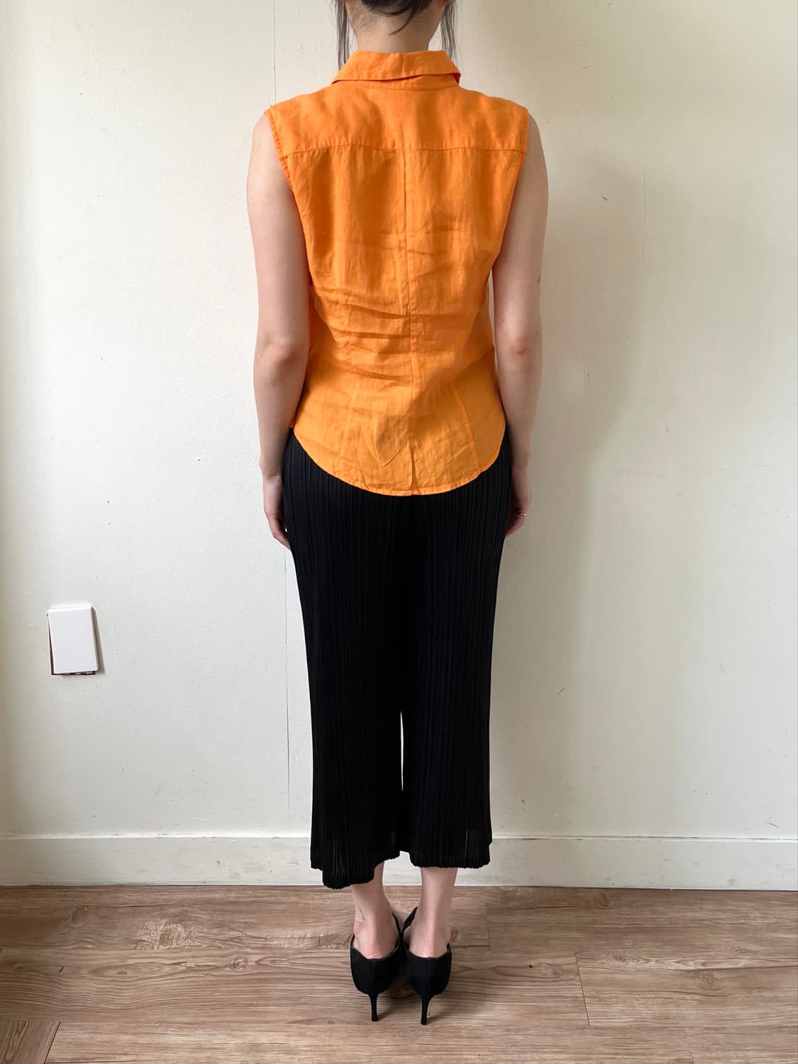 PLEATS PLEASE 블랙 플리츠 팬츠 상품이미지10