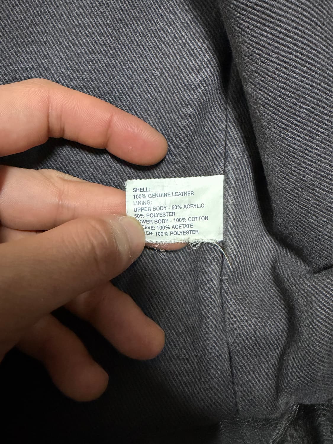 XL) 올드갭 레더자켓 다크브라운 상품이미지8