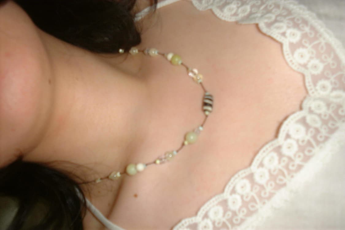 Yellow bubble necklace 옐로우 버블 비즈 목걸이 상품이미지2