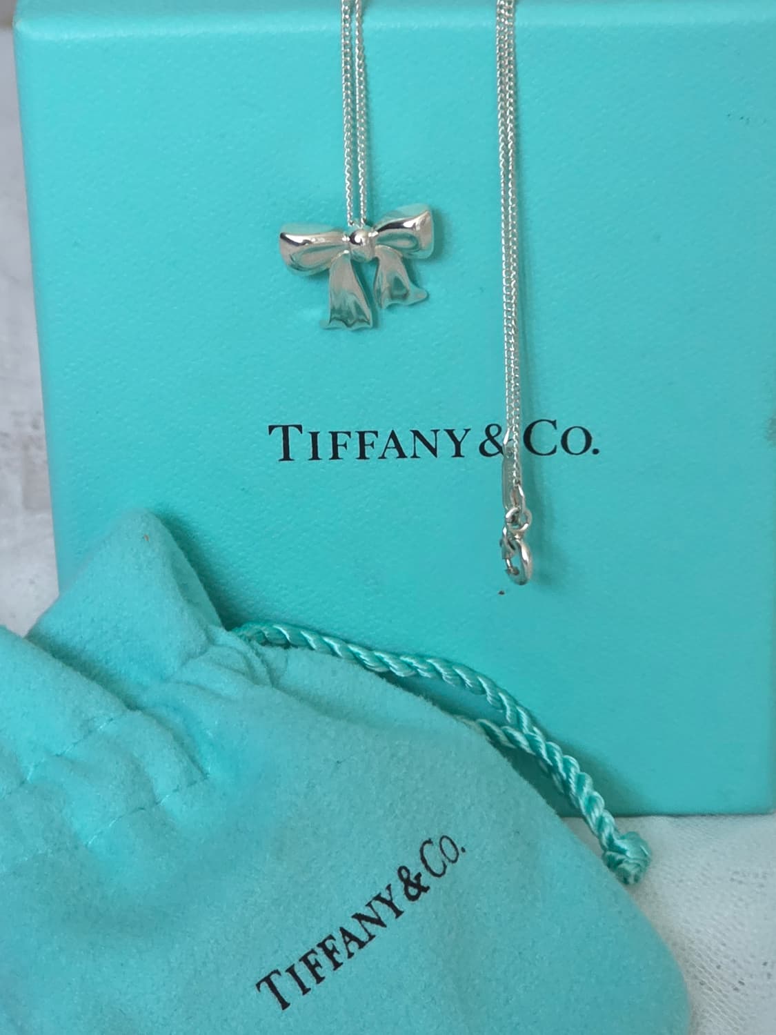 티파니앤코 리본 펜던트 실버925 목걸이 상품이미지7