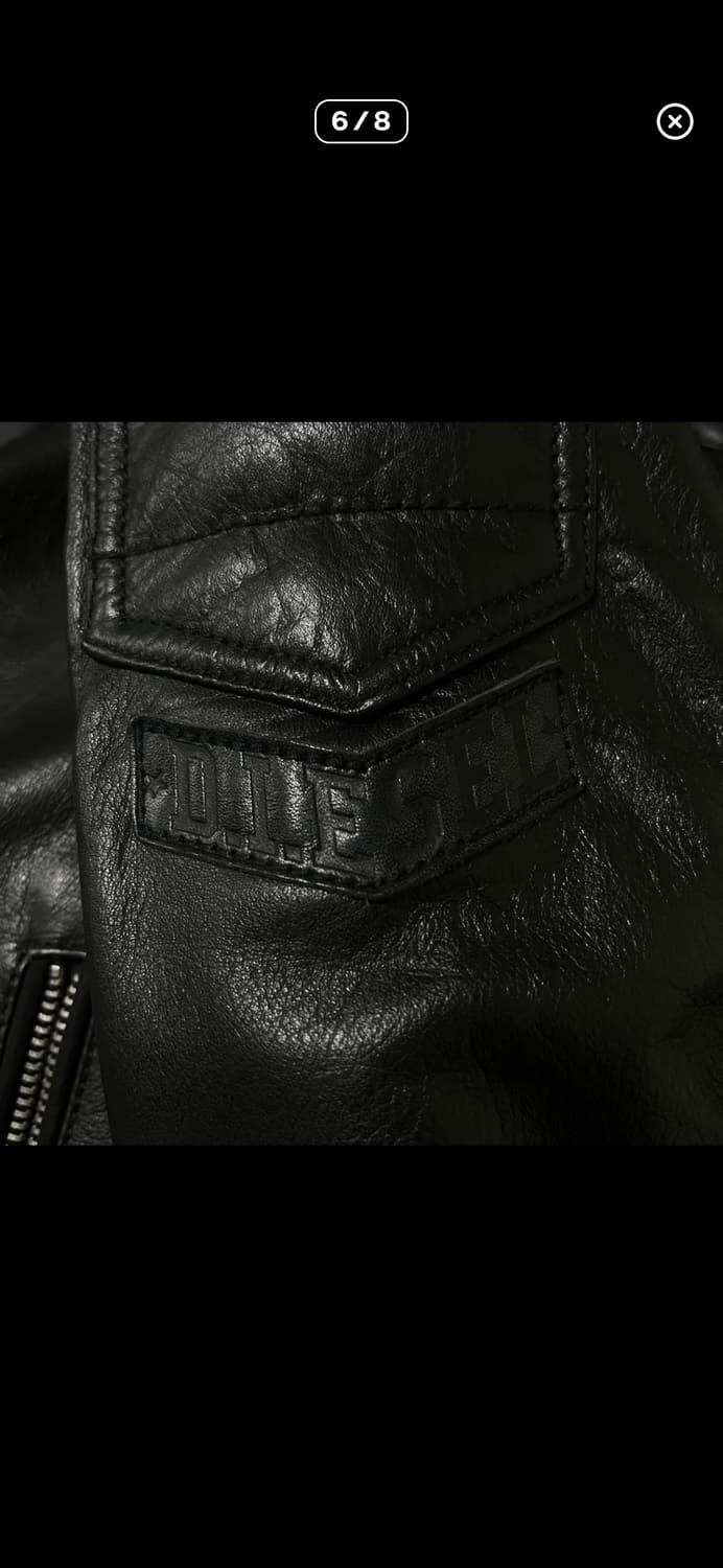 Diesel Superior 소가죽 Jacket_Black 상품이미지5