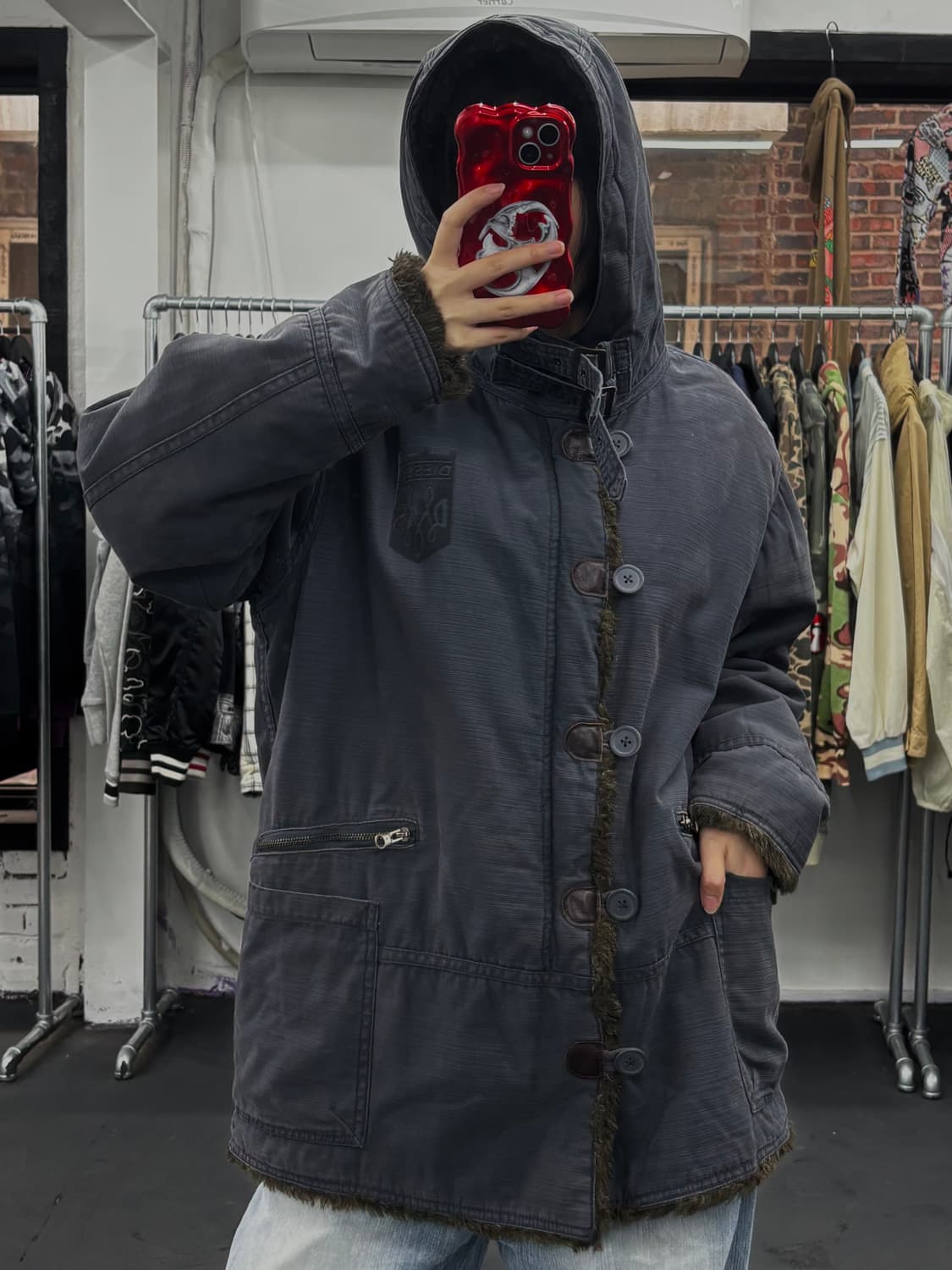 디젤 쉐르파 야상 자켓 상품이미지4