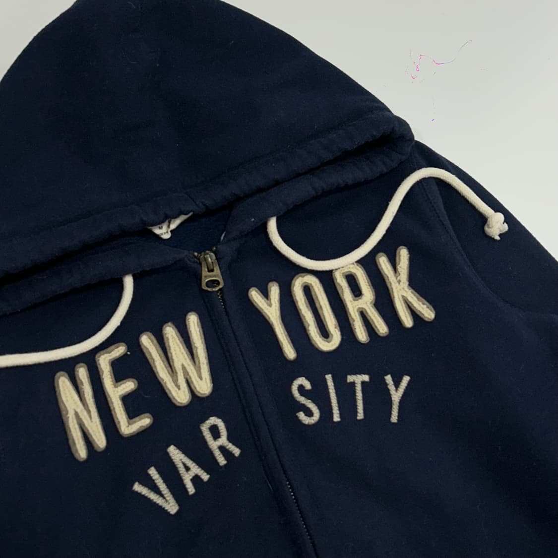 Who.A.U 후아유 뉴욕 네이비 후드집업 상품이미지4