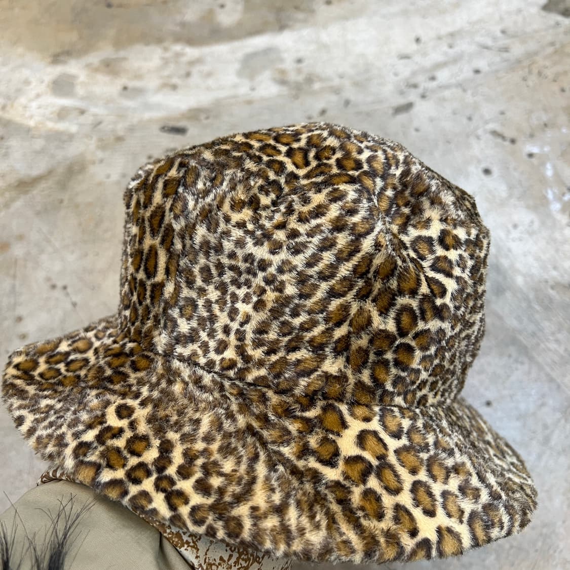 빈티지 레오파드 버킷햇 상품이미지1