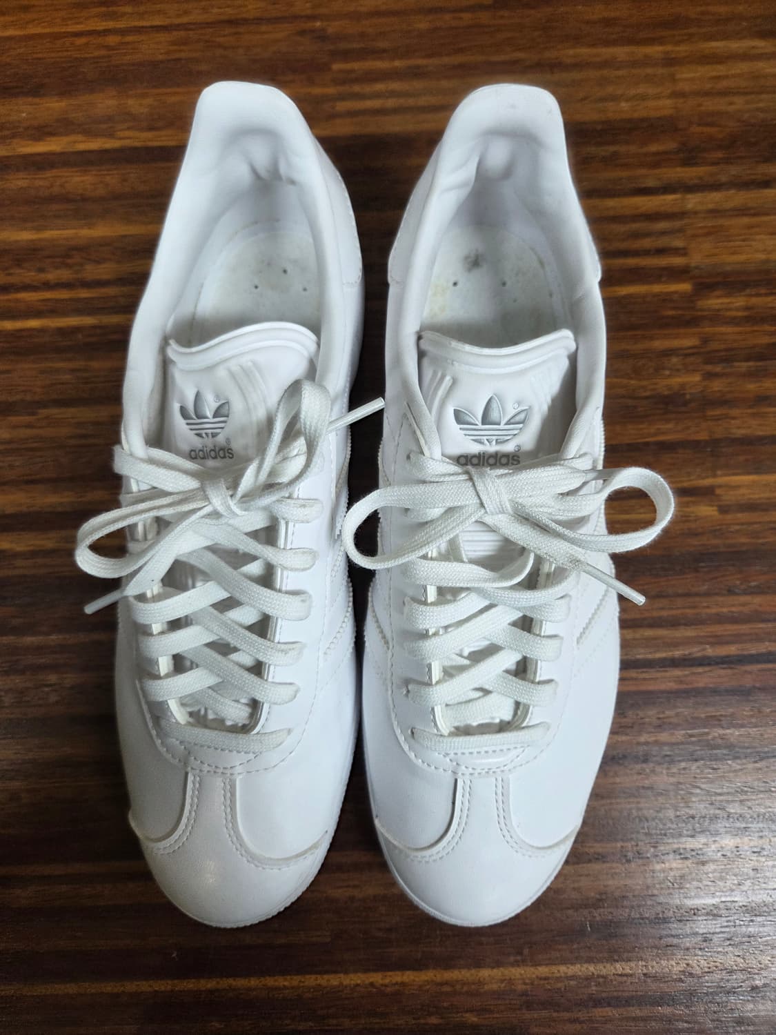 아디다스 가젤 레더 트리플화이트 255 상품이미지3