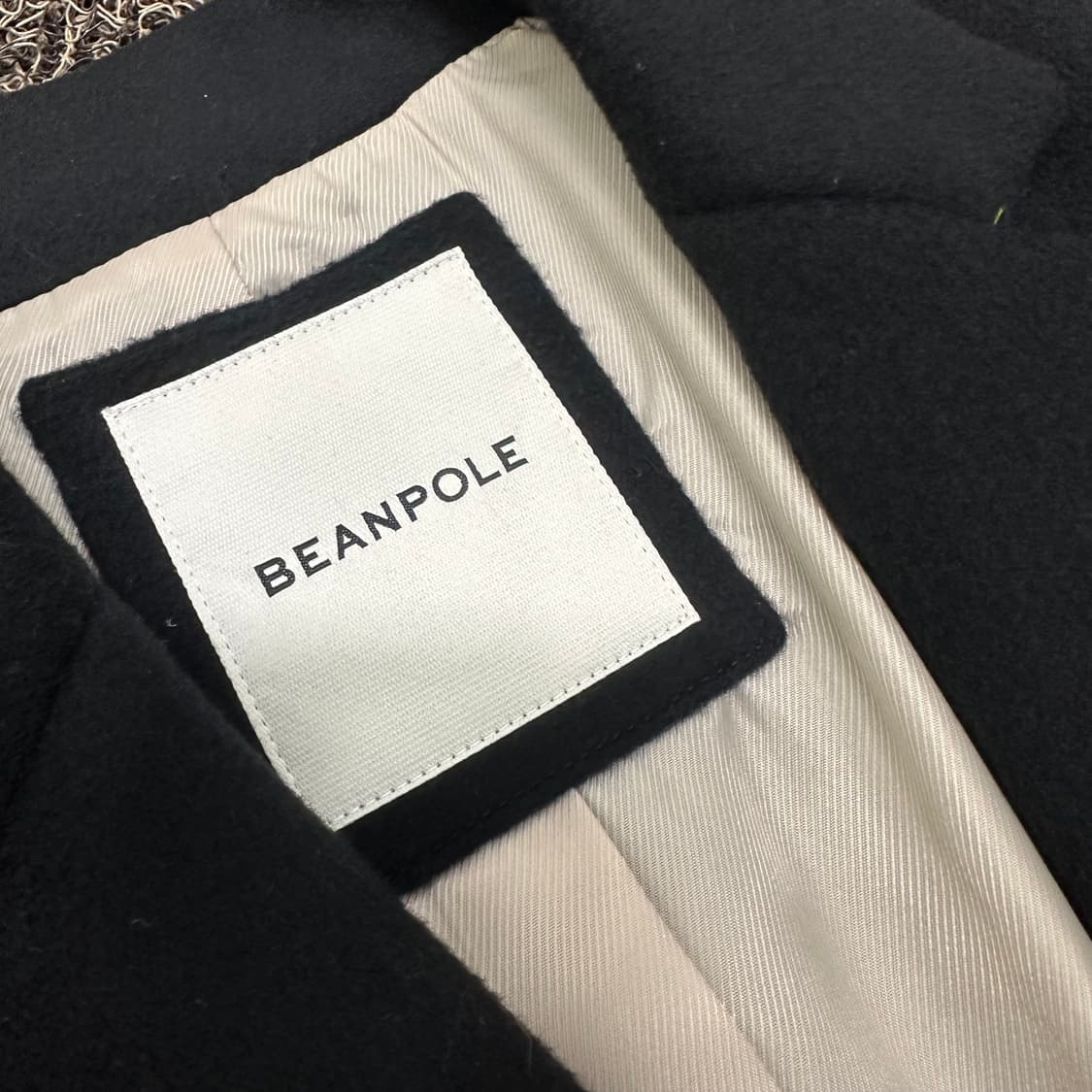 빈폴 여성 캐시미어 울 롱코트 블랙 90사이즈 상품이미지3