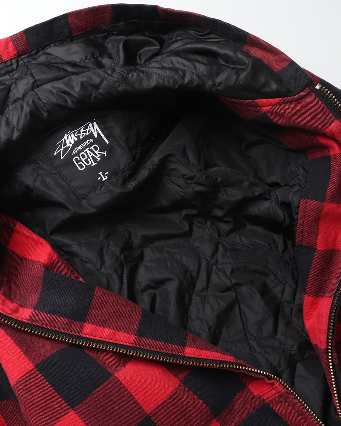 STUSSY Bufflo Check Hooded Zip Jacket 상품이미지9