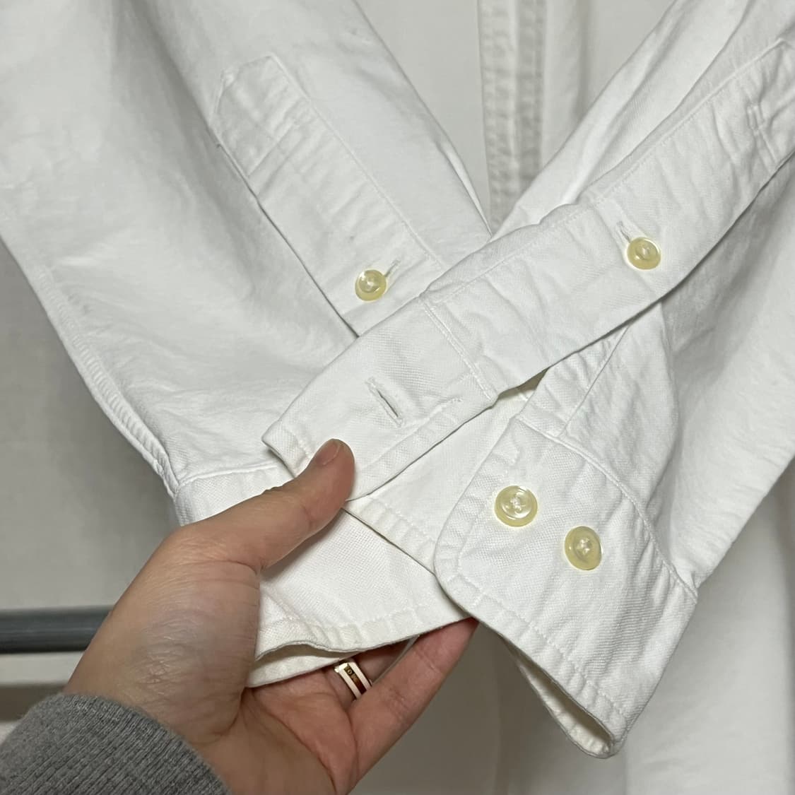 폴로 랄프로렌 클래식핏 화이트 셔츠 M 상품이미지7