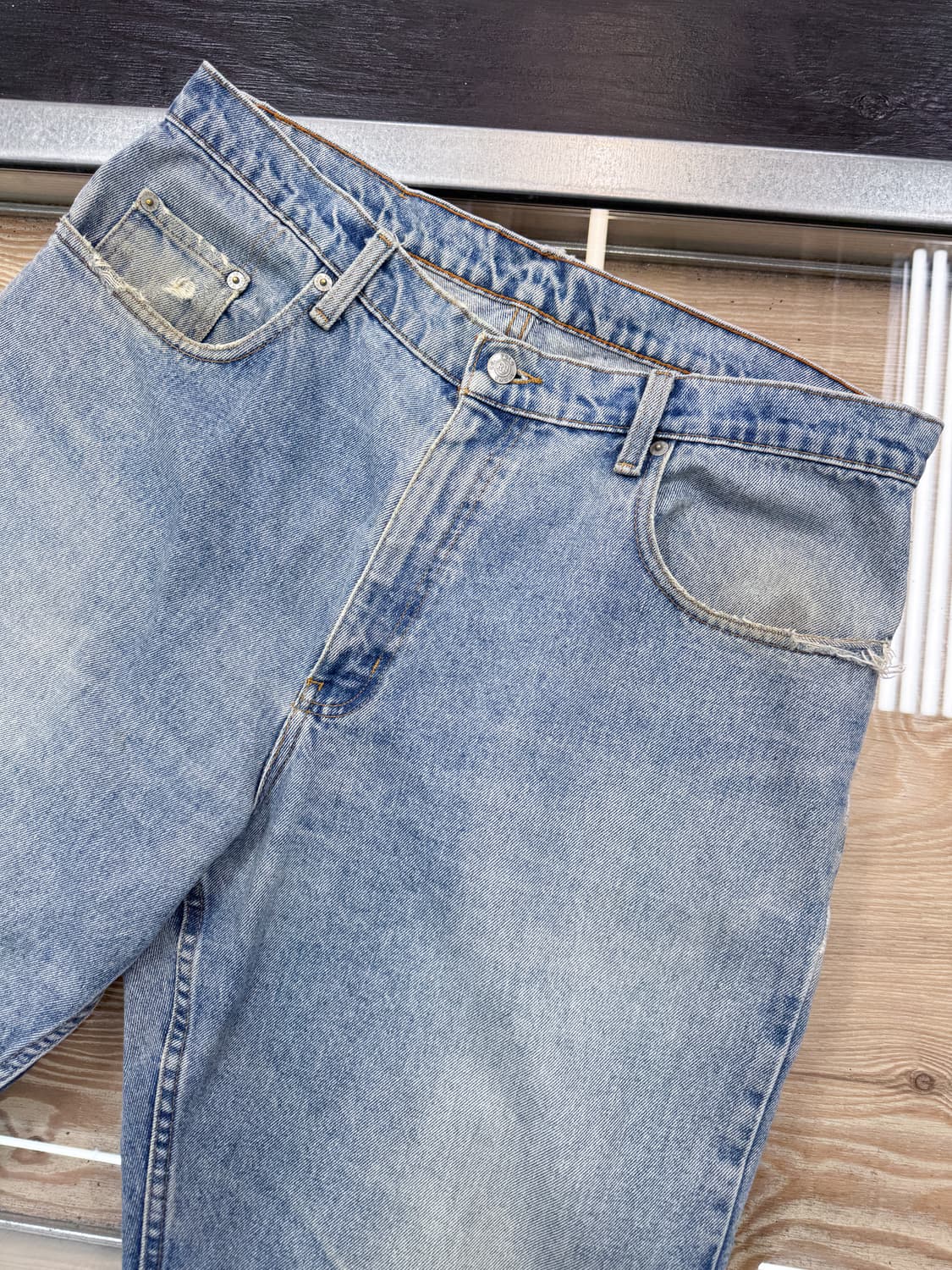 폴로 진스 아치 로고 와이드 데님 팬츠 상품이미지4