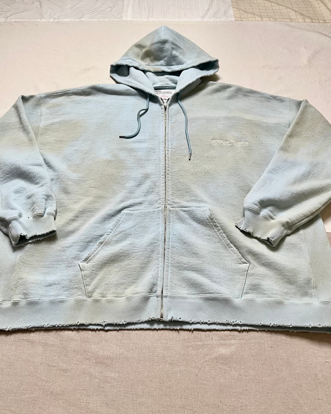 다이리쿠 포니보이 후드집업 dairiku 21aw 더티워싱 상품이미지4