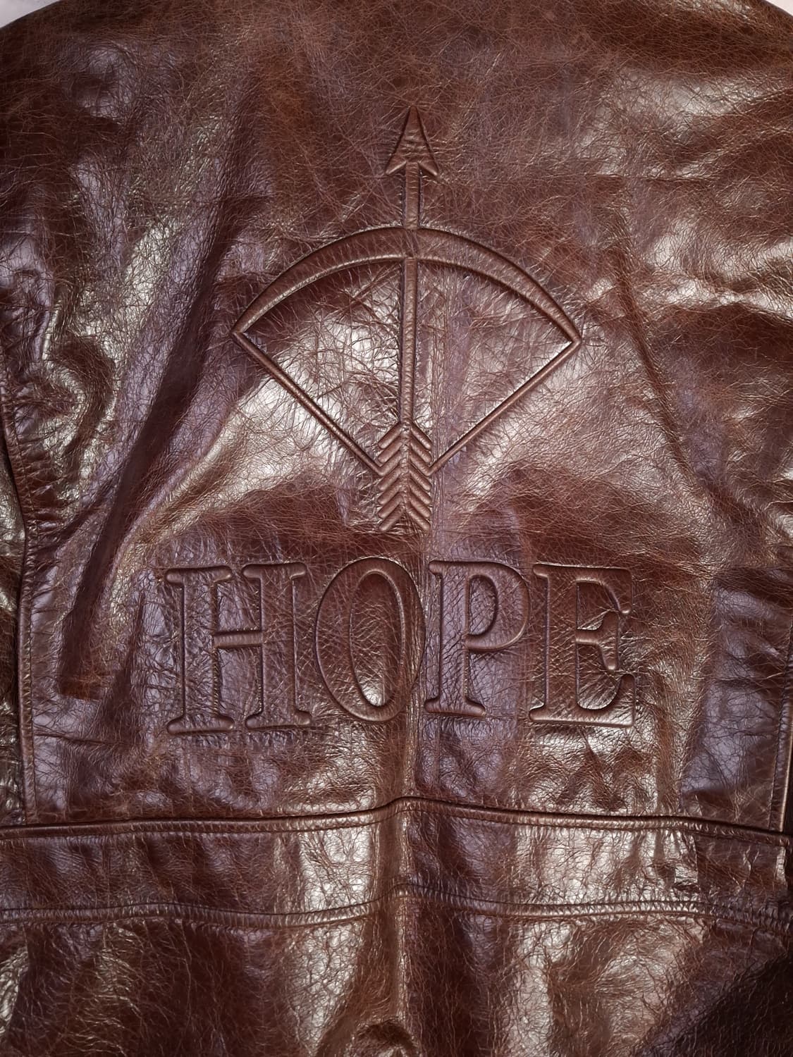 새제품 오리지날 HOPE 리얼레더 G-1 항공자켓 상품이미지2