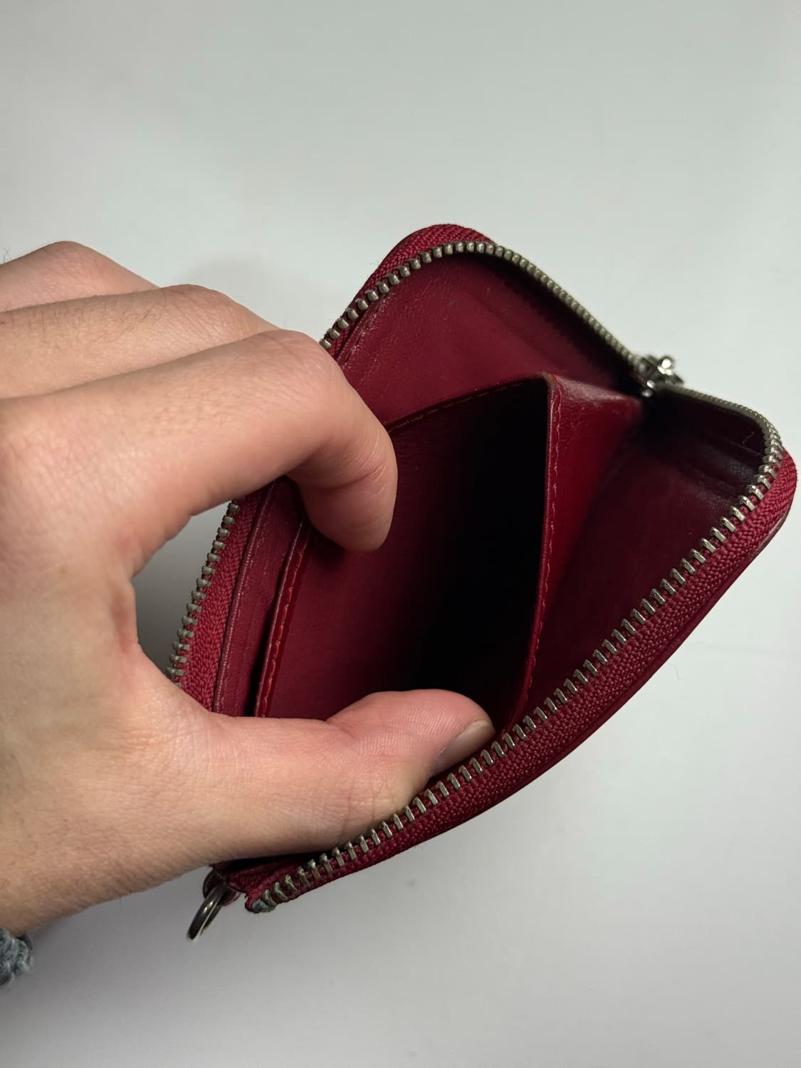 히스테릭 글래머 아카이브 스터드 진짜 소가죽 카드 지갑 상품이미지6