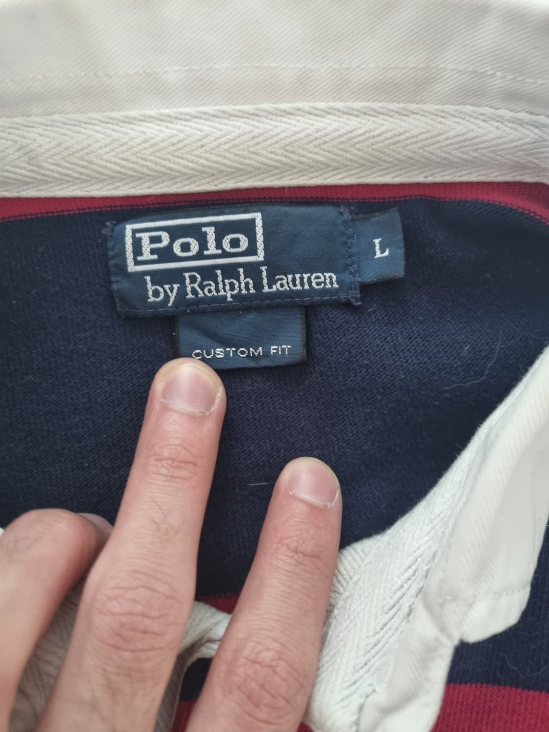 폴로 럭비티 커스텀핏 L 상품이미지2