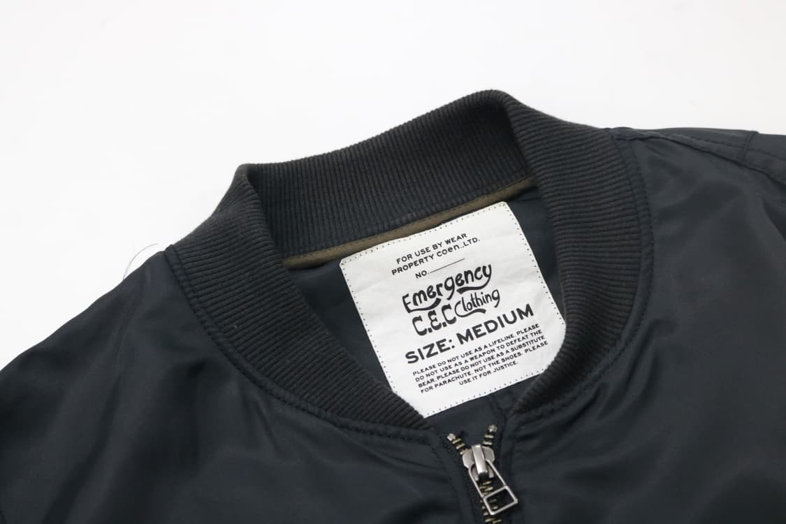 코엔(coen) 이머전시 C.E.C 밀리터리 MA-1 항공점퍼 (M) 상품이미지4
