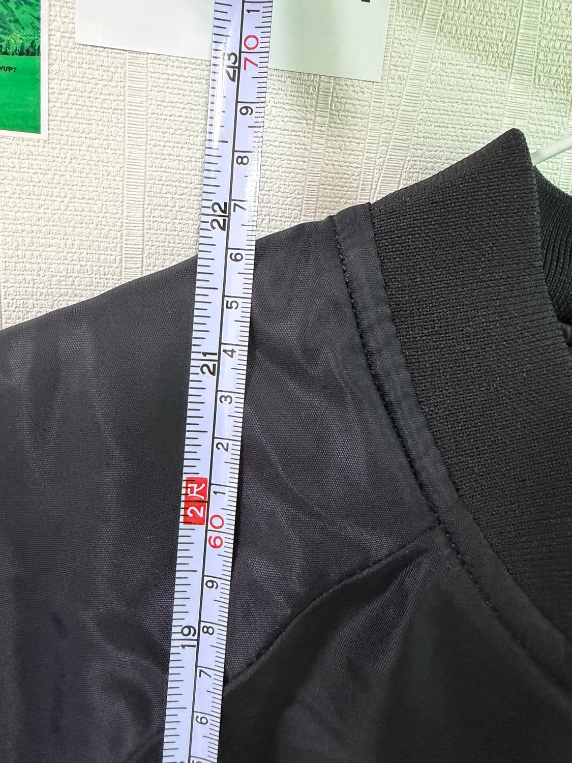 일본풍 빈티지 자수 블랙 항공점퍼 상품이미지5