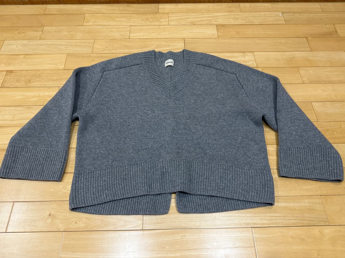 케이트 브이넥 오버사이즈 니트 상품이미지3