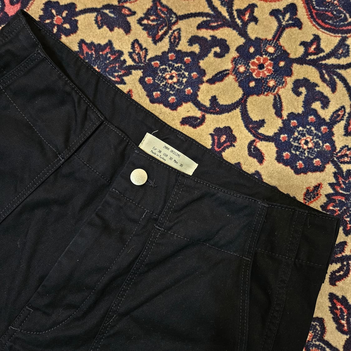 자라(ZARA) 워크웨어 루즈핏 코튼 팬츠 30size 상품이미지5