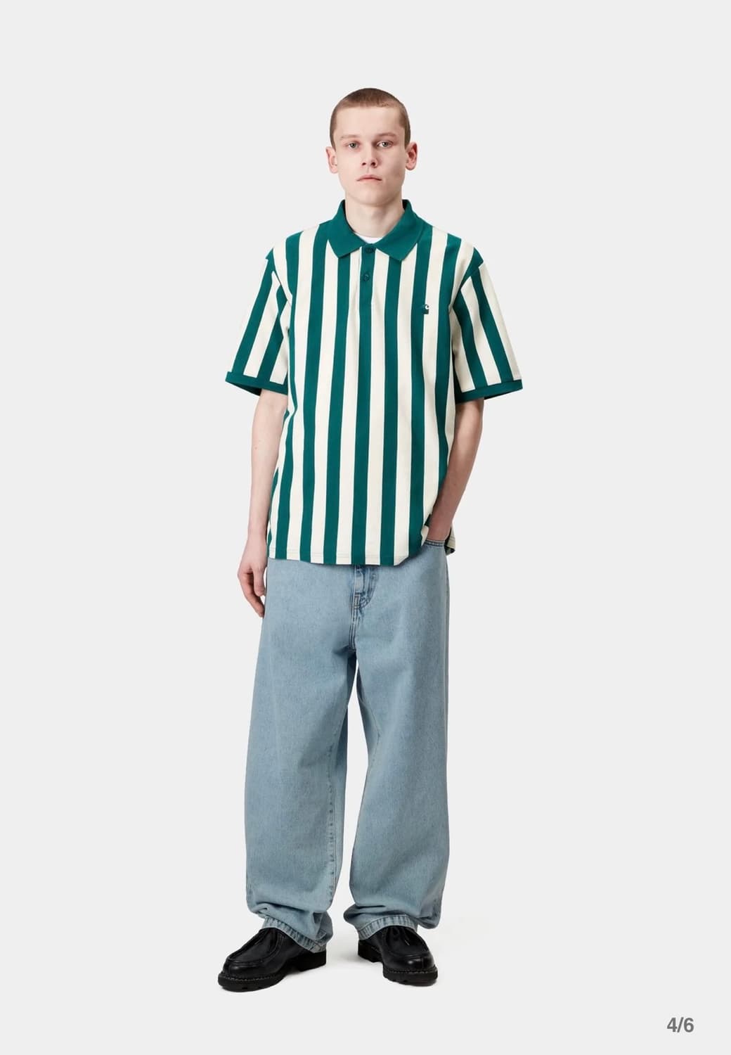 칼하트 랜든 데님 landon pant blue(bleached) 상품이미지3