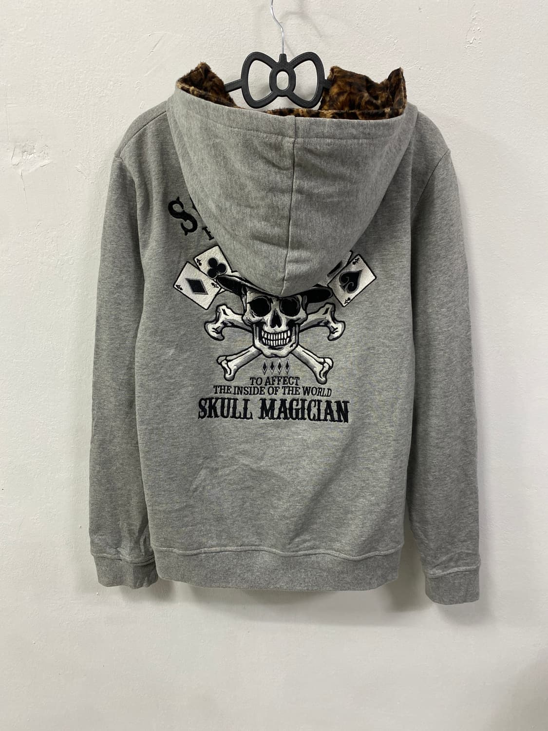 [SOUL BREAK] 레오파드 스컬 포커 후드집업 상품이미지7