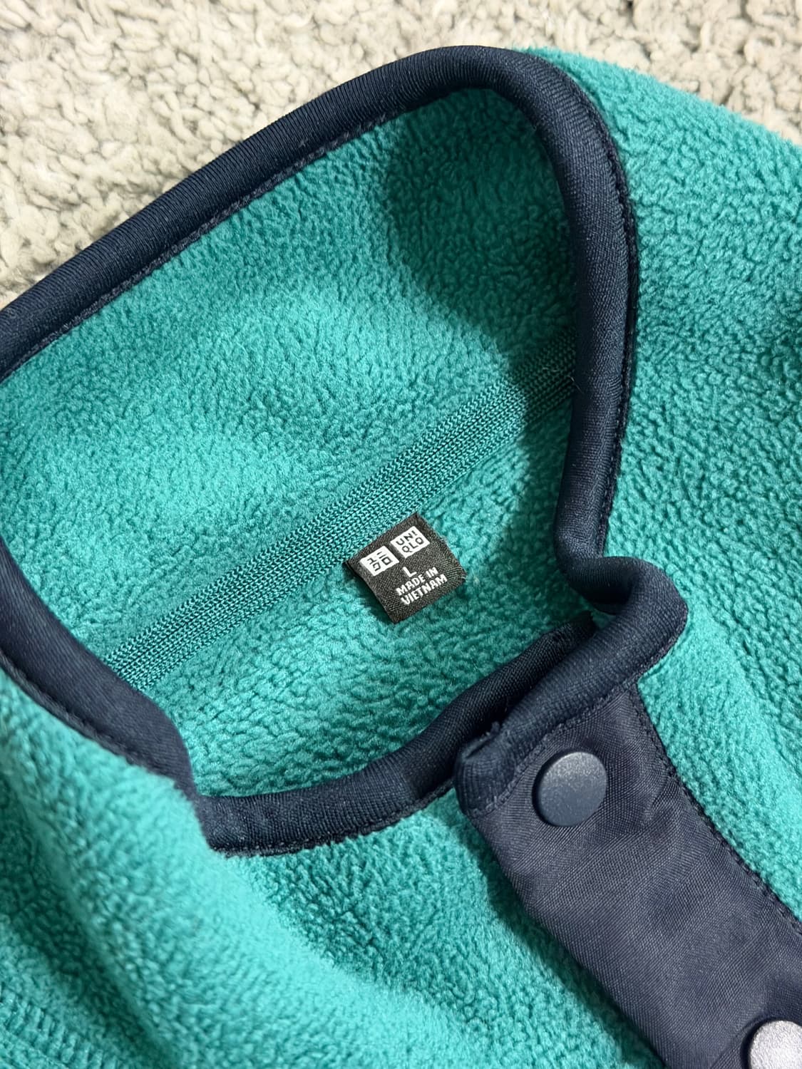 유니클로 하프 버튼 풀오버 플리스 상품이미지6