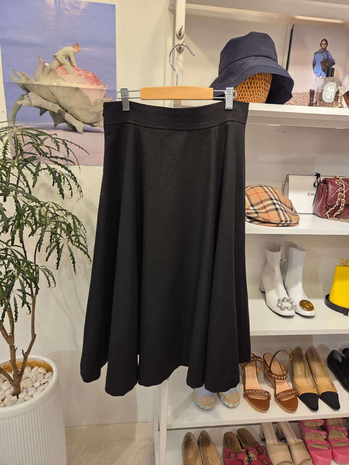 미샤 모혼방 후레아 스커트 상품이미지1