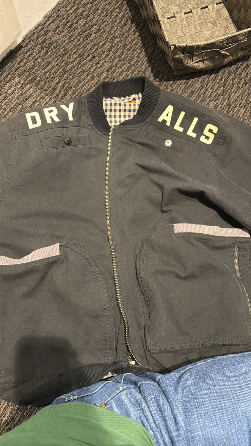 휴먼메이드 봄버 자켓 블랙 L사이즈 상품이미지3