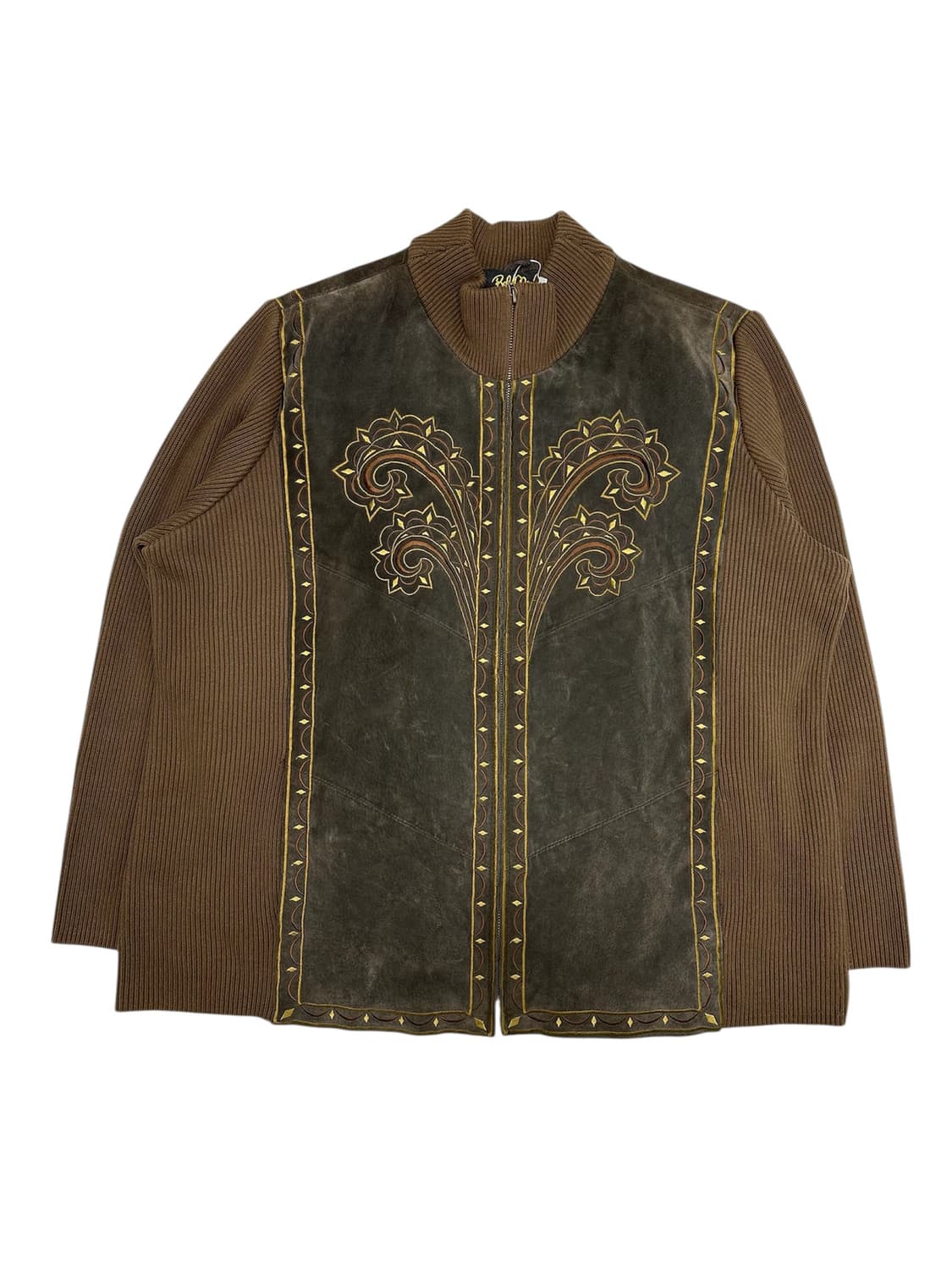 (80s)BOB MACKIE ‘WEARABLE ART’ 스웨이드 자켓 상품이미지3