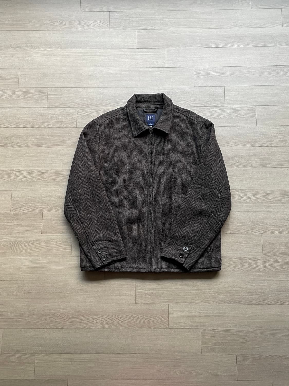 올드갭 울 헤링본 블루종 자켓 상품이미지1