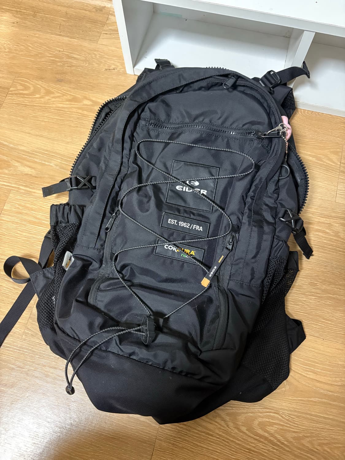 아이더 코듀라 에코 시그니처 백팩 블랙 상품이미지1