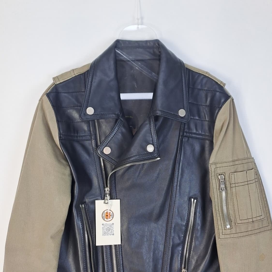 맨손 riri지퍼 라이더자켓 상품이미지3