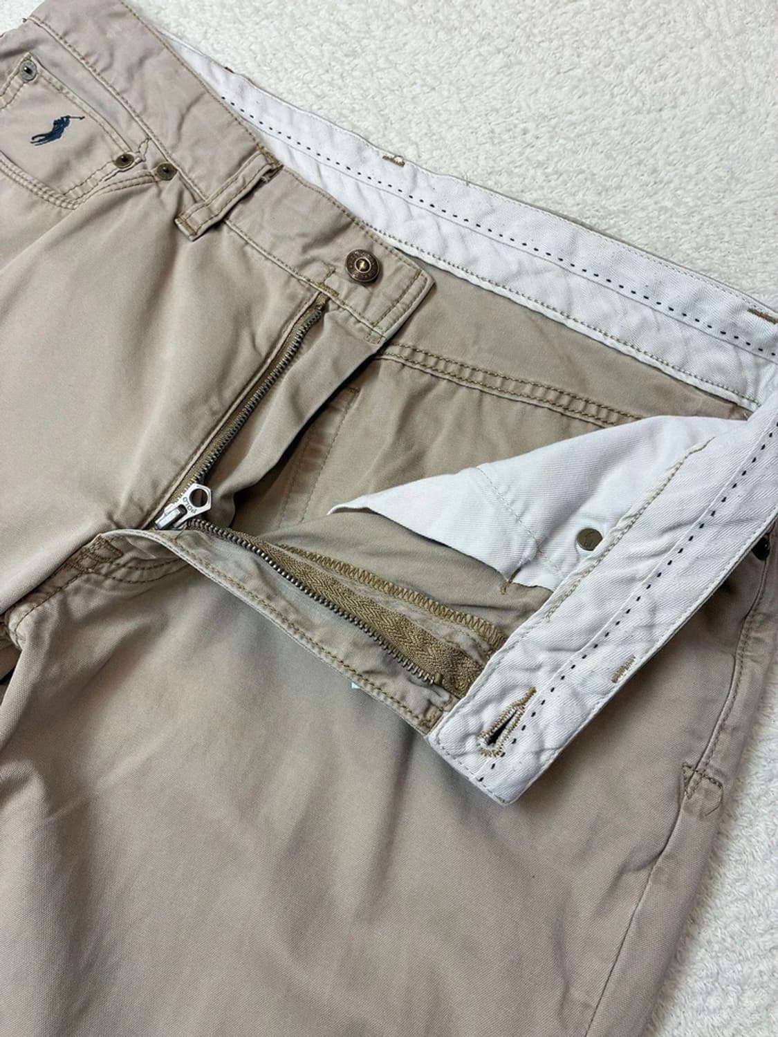 폴로 랄프로렌 가죽패치 스트레이트 치노 팬츠 PN6028 상품이미지3