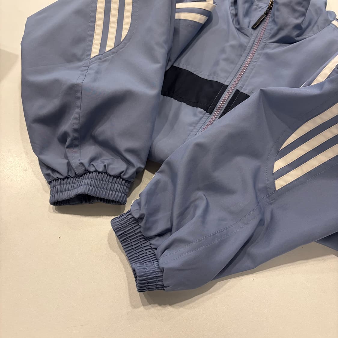 [95] 03s 아디다스 삼선 트랙 자켓 블루 하늘 D868 상품이미지7