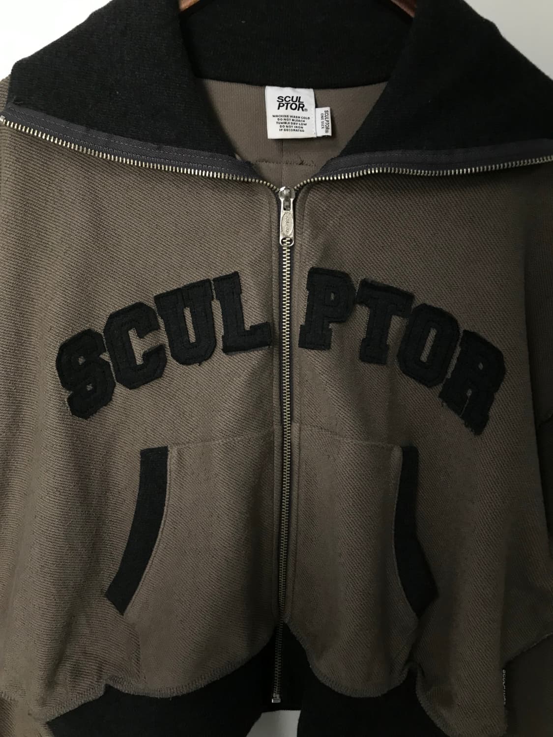 스컬프터 인사이드 아웃 집업 애쉬 리버스 집업 상품이미지4