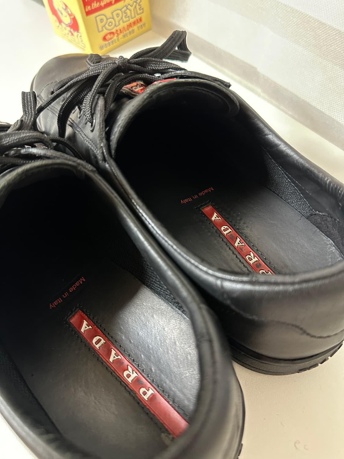 프라다 스포츠 가죽 스니커즈 상품이미지7