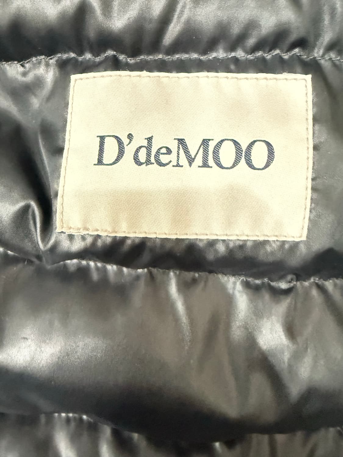 D'deMOO 여성 패딩 S 차콜색 상품이미지3