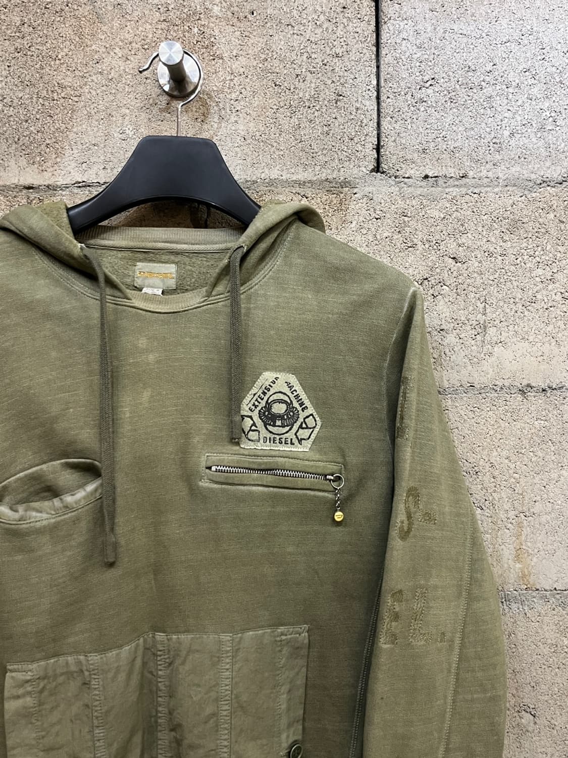 디젤 밀리터리 후디 상품이미지3