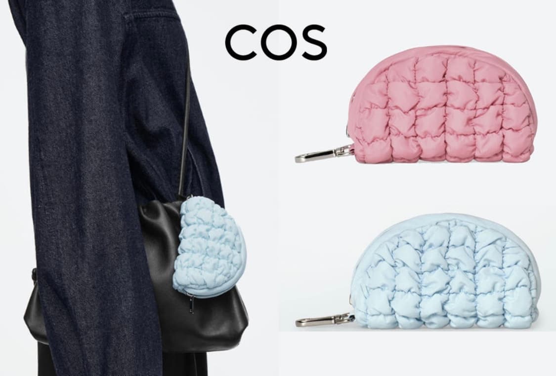 COS 퀼티드 파우치 백 참 상품이미지1