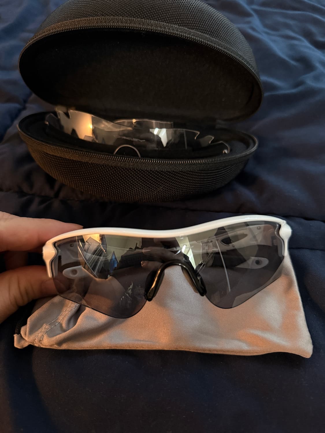 오클리 레이다락 화이트 그레이 상품이미지3