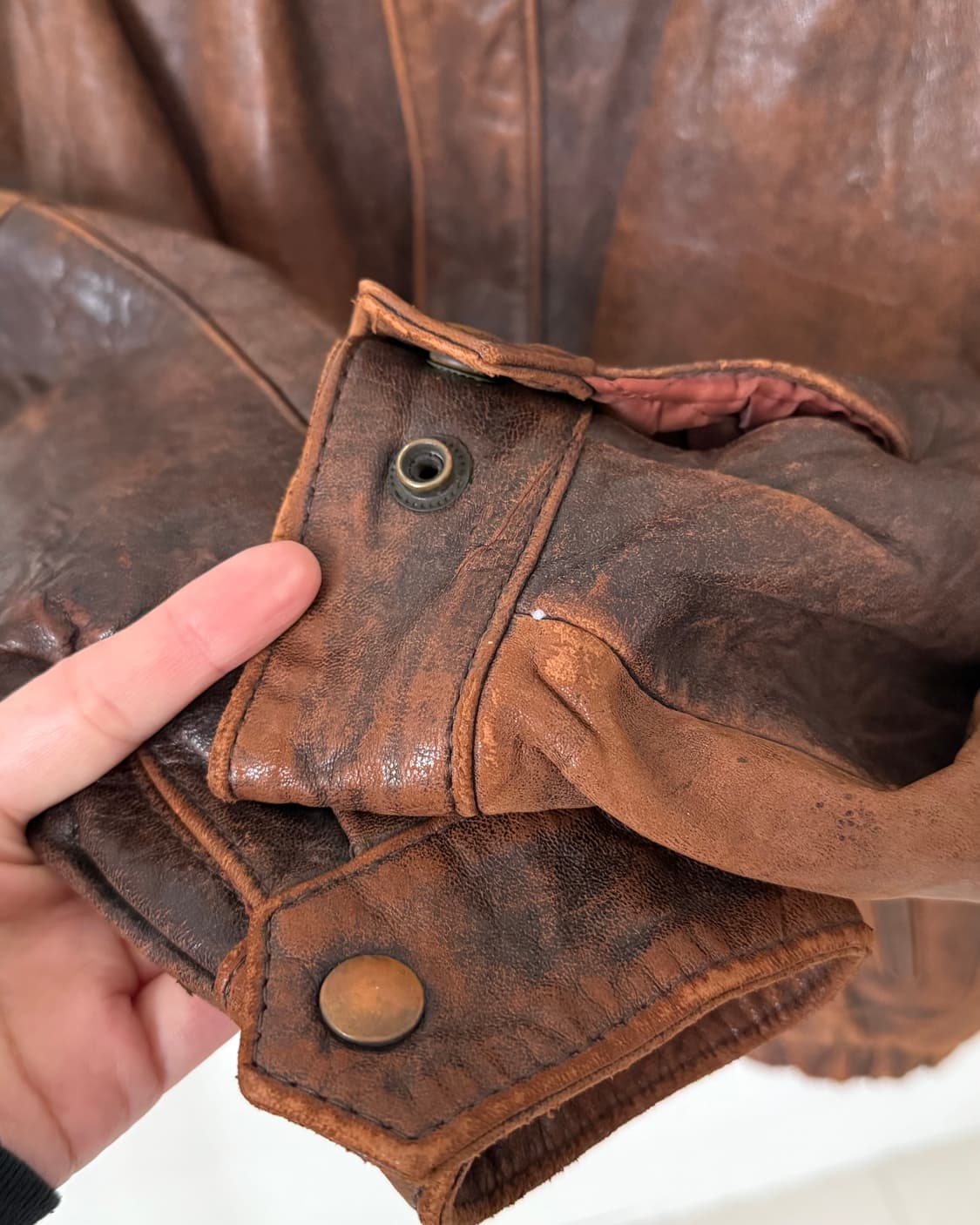 빈티지 양가죽 누빔 자켓 상품이미지9