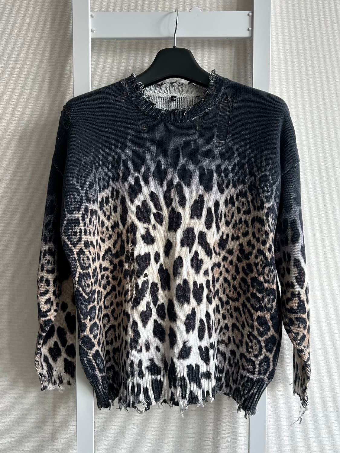 r13 레오파드 니트 상품이미지1