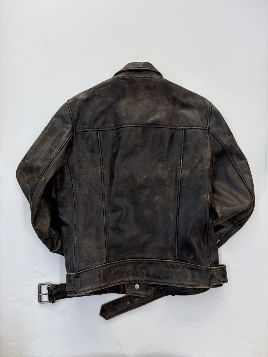 All Saints 레더 바이크 자켓 상품이미지6