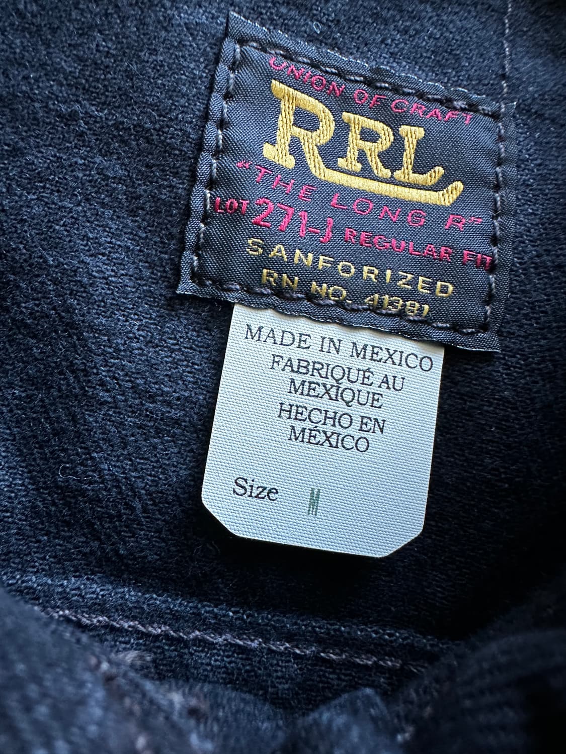 더블알엘 RRL LOT 271 데님 트러커자켓 M 상품이미지3