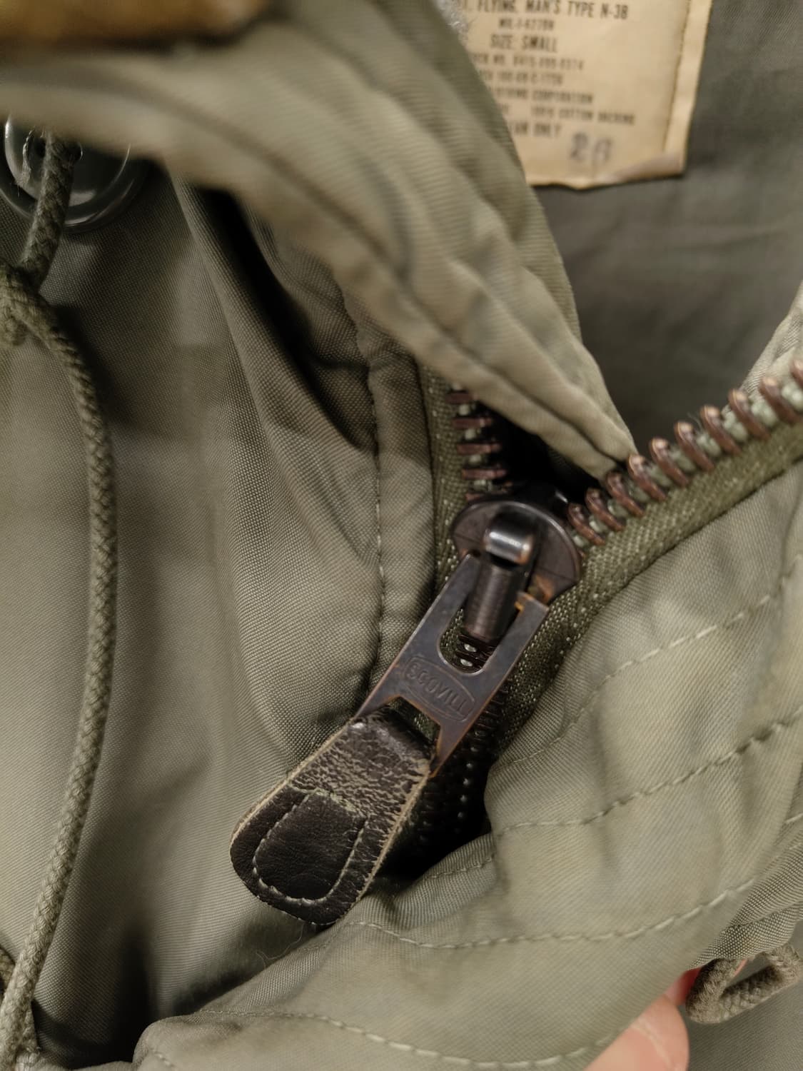 69년 생산 스카이라인 n3b 코튼 울파일 상품이미지2