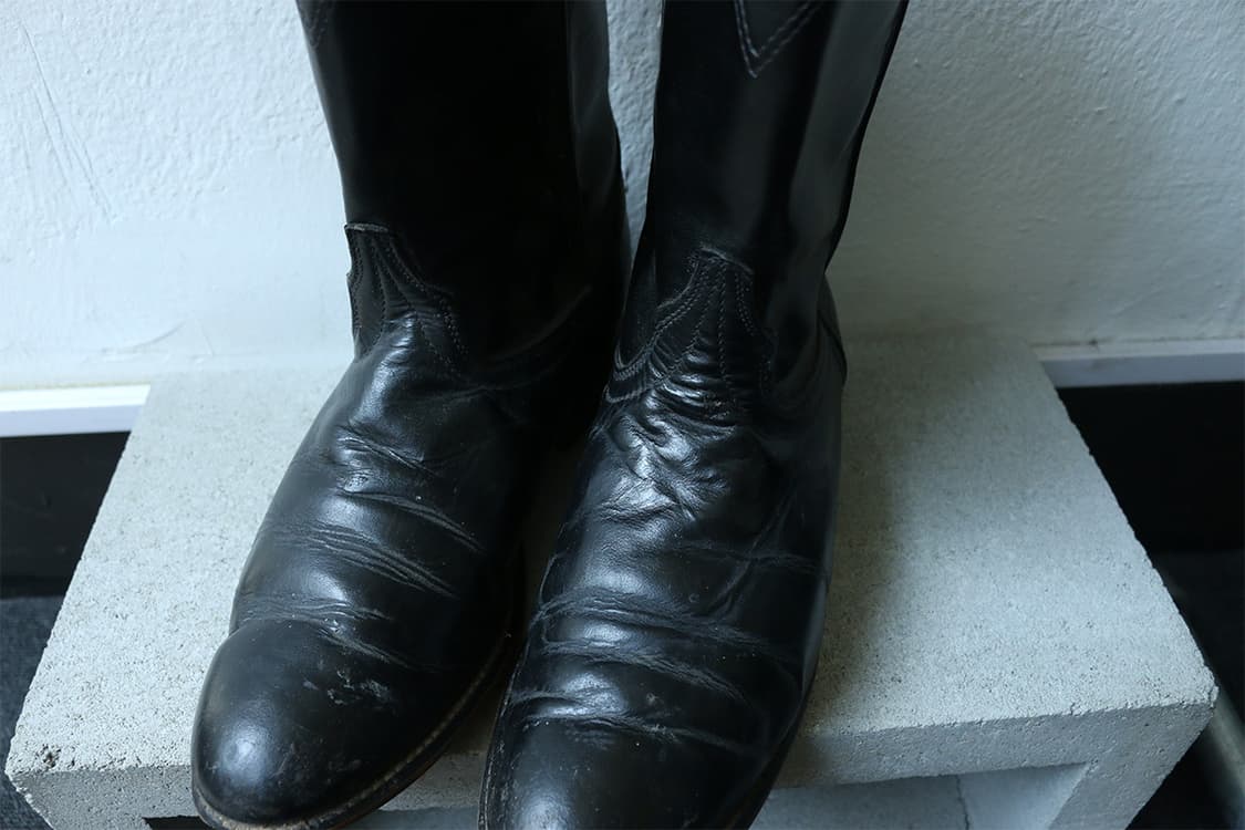 라레도 블랙 레더 웨스턴 부츠 상품이미지4