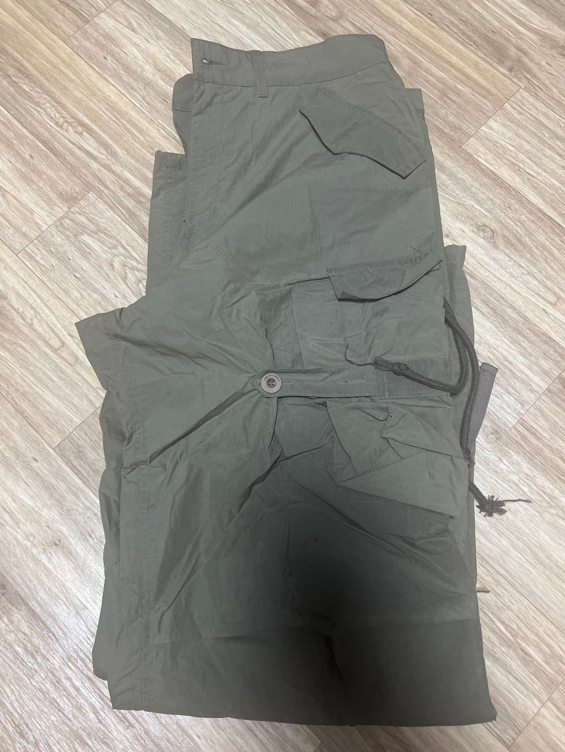 (48)앤더슨벨 파타니 크랙 카고 팬츠 카키 상품이미지2