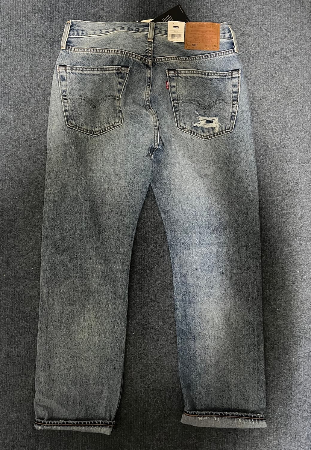 리바이스 501 3736 터콰이즈 리벳 31X30 상품이미지2