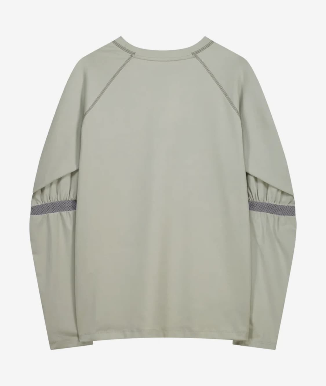 오호스 Mesh Band Puff Sleeve / mint grey 상품이미지2